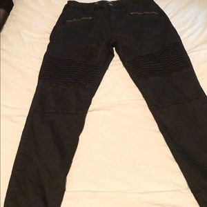 Black Mossimo High Waist Moto Jeggings